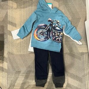 Boys 4 piece Motorcycle Set